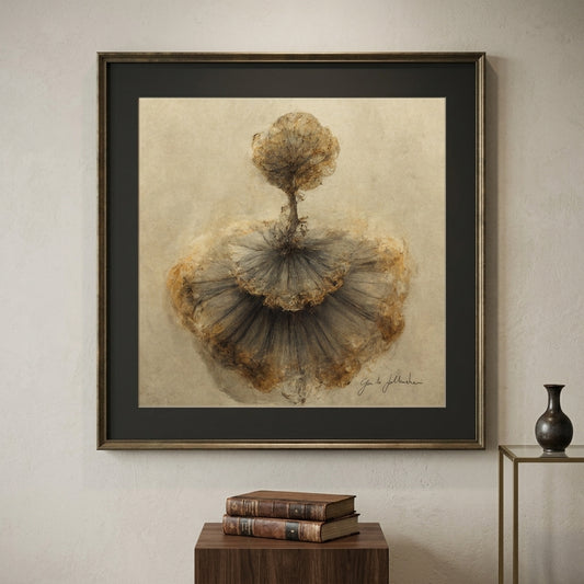 Pentimento XV — Fresco of the Dancer