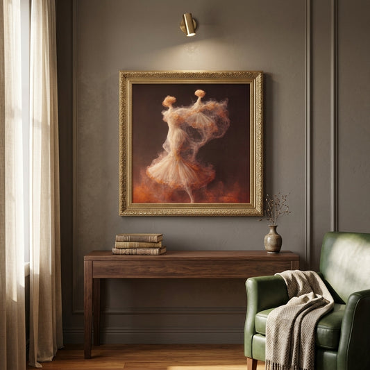 Pentimento XVII — Pas de Deux in Ochre