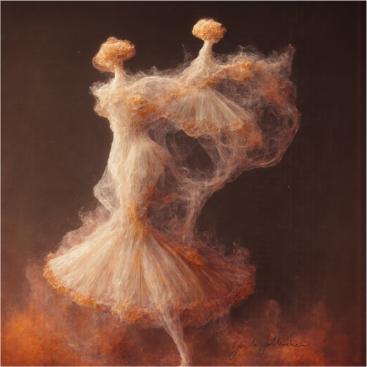 Main image Pentimento XVII — Pas de Deux in Ochre